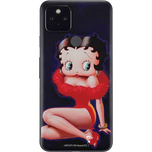 Betty Boop Red Dress Google Pixel 5a Skin